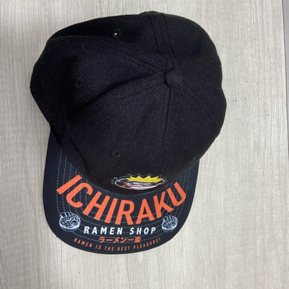 Men's Hat. Snapback. Black & Orange "Ramen Noodle"  Anime Fans Naruto - Picture 7 of 12